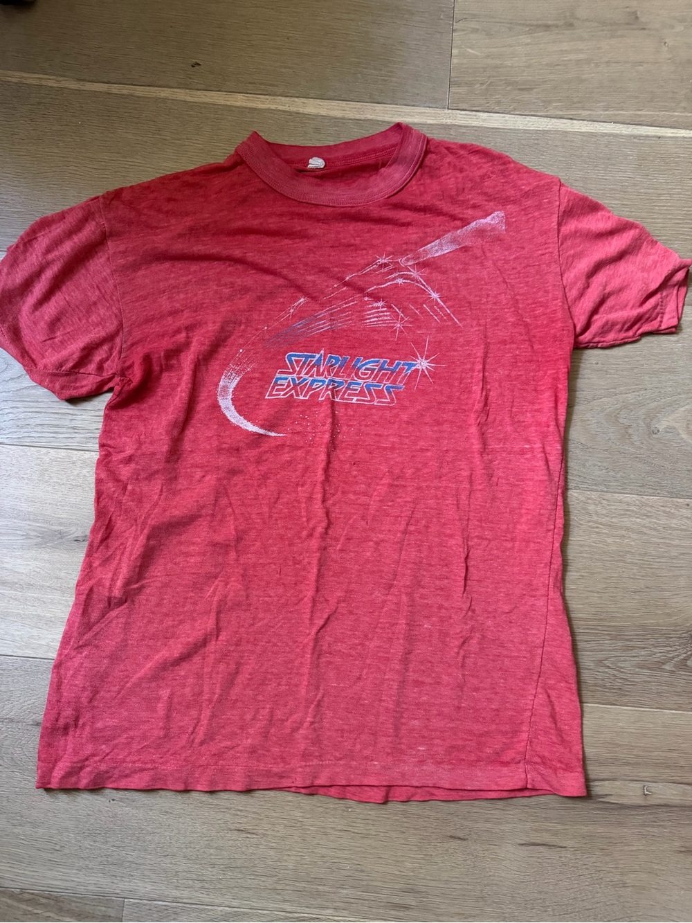 Vintage Rare Starlight Express Original T-shirt 1980's Single Stitch